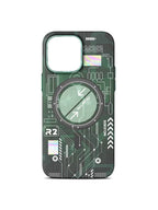 Protective Apple iPhone Back Cover - Luminous Circuit Board Night Glue Radium Hard Back Cover Case for Iphone - Style 14