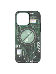 Luminous Circuit Board Night Glue Radium Hard Back Cover Case for Iphone