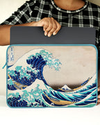 The Great Wave off Kanagawa [Katsushika Hokusai] MacBook / Laptop-Sleeve Mobile Case by CoverMeUp - Style 50
