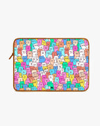 Kawaii Kitty MacBook / Laptop-Sleeve Mobile Case by CoverMeUp - Style 13
