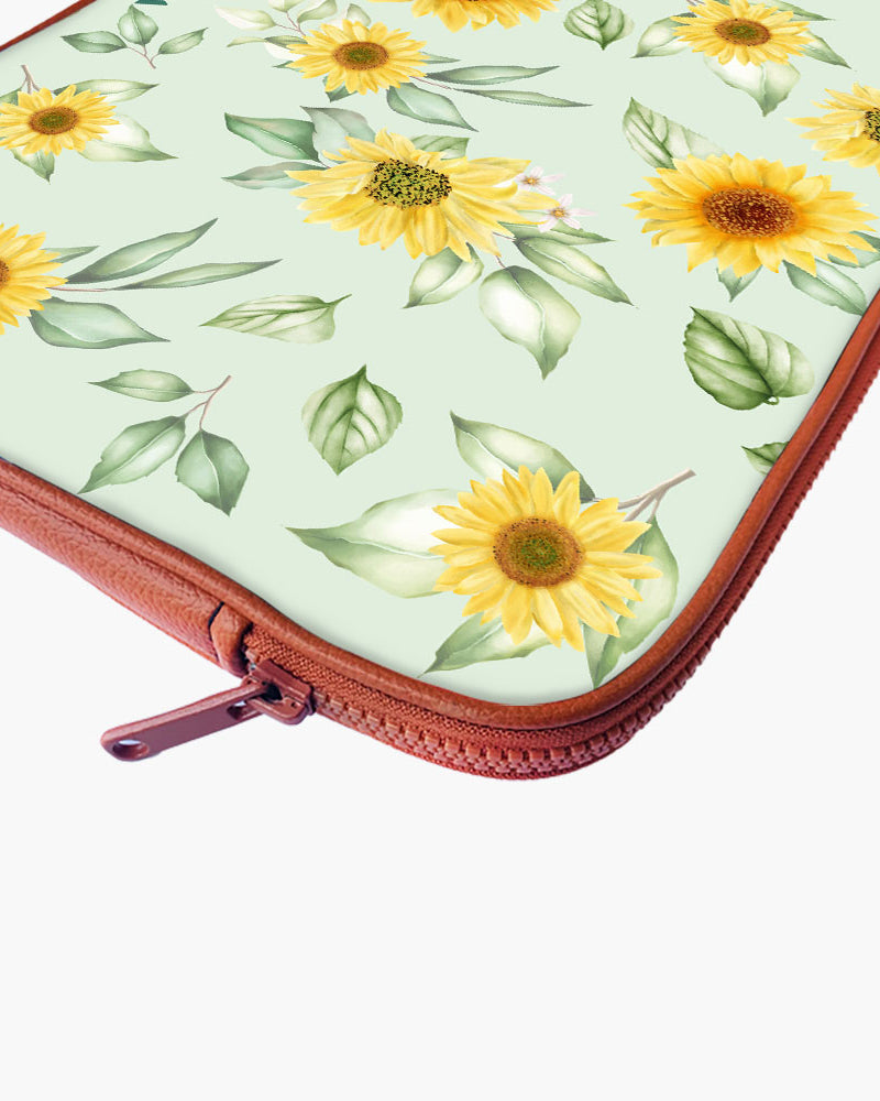 Summer Sunflowers MacBook / Laptop-Sleeve Mobile Case by CoverMeUp - Style 18