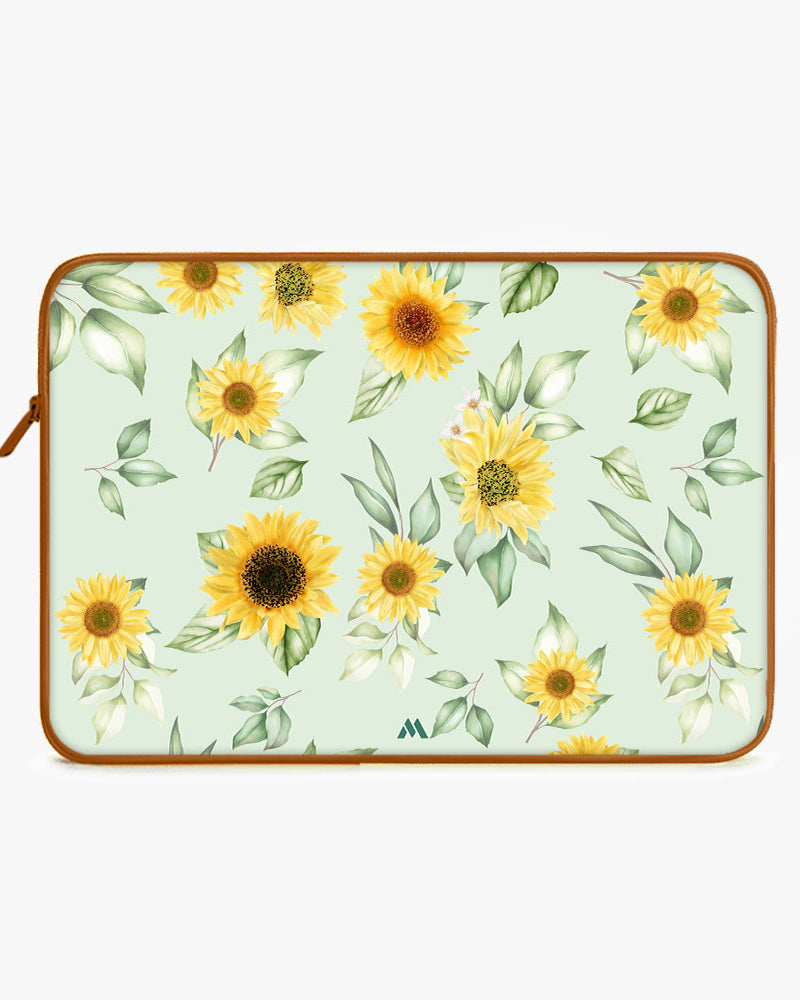 Summer Sunflowers MacBook / Laptop-Sleeve Mobile Case by CoverMeUp - Style 4