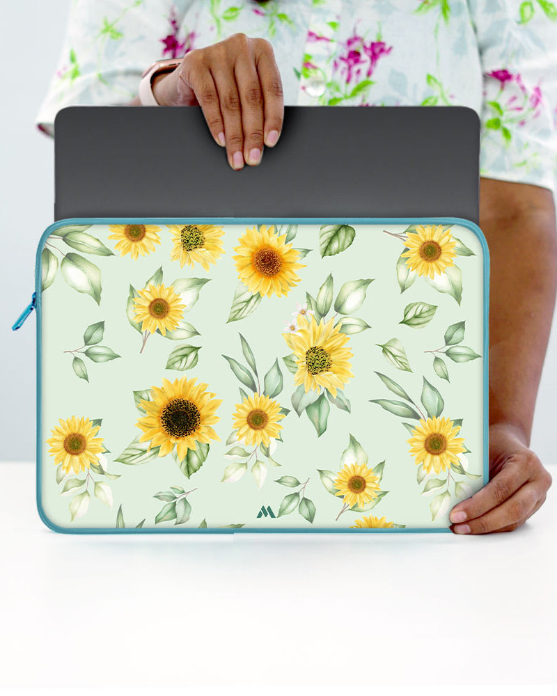 Summer Sunflowers MacBook / Laptop-Sleeve Mobile Case by CoverMeUp - Style 75