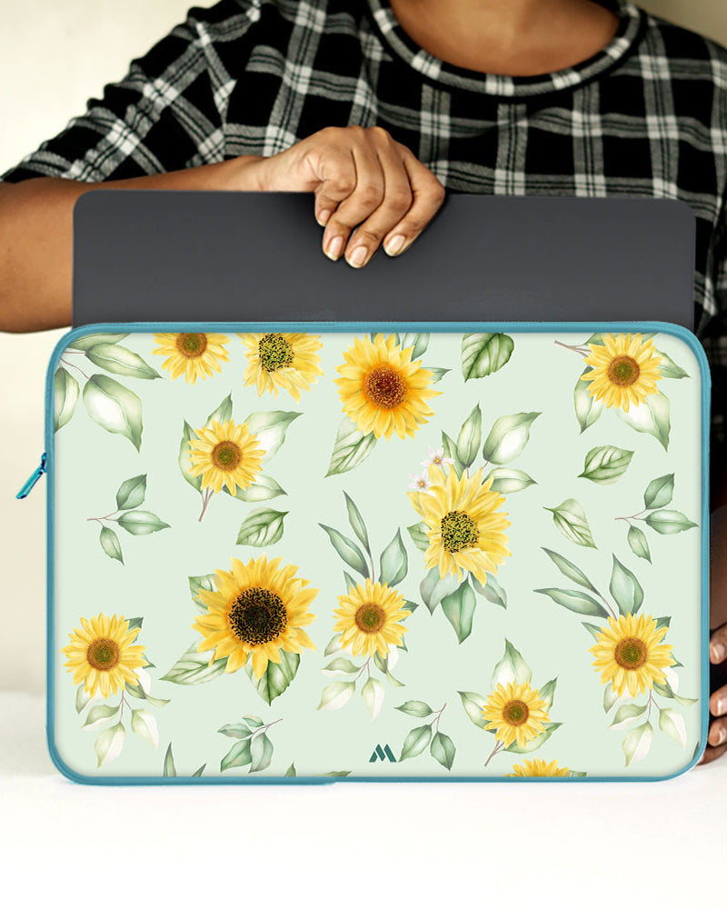 Summer Sunflowers MacBook / Laptop-Sleeve Mobile Case by CoverMeUp - Style 82