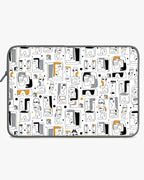 Minimalist Faces MacBook / Laptop-Sleeve Mobile Case by CoverMeUp - Style 33
