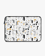 Minimalist Faces MacBook / Laptop-Sleeve Mobile Case by CoverMeUp - Style 47