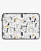 Minimalist Faces MacBook / Laptop-Sleeve Mobile Case by CoverMeUp - Style 61