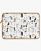 Minimalist Faces MacBook / Laptop-Sleeve Mobile Case by CoverMeUp - Style 89