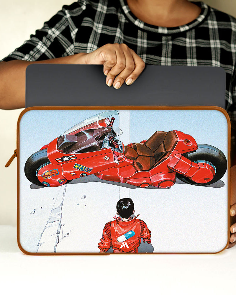 Akira - Kaneda's Bike MacBook / Laptop-Sleeve Mobile Case by CoverMeUp - Style 96