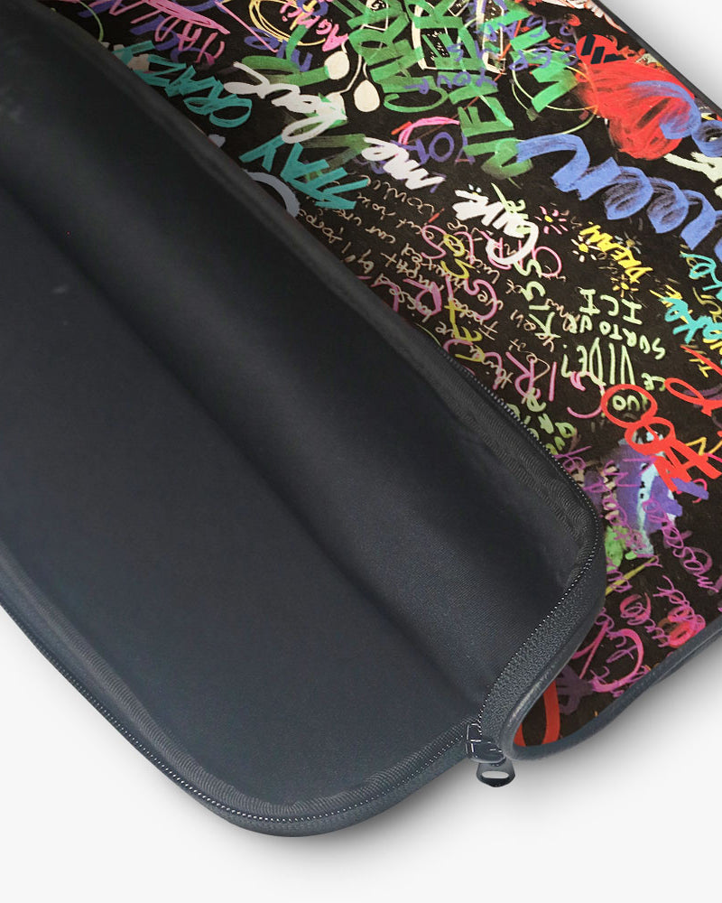 Graffiti-Walled MacBook / Laptop-Sleeve Mobile Case by CoverMeUp - Style 29