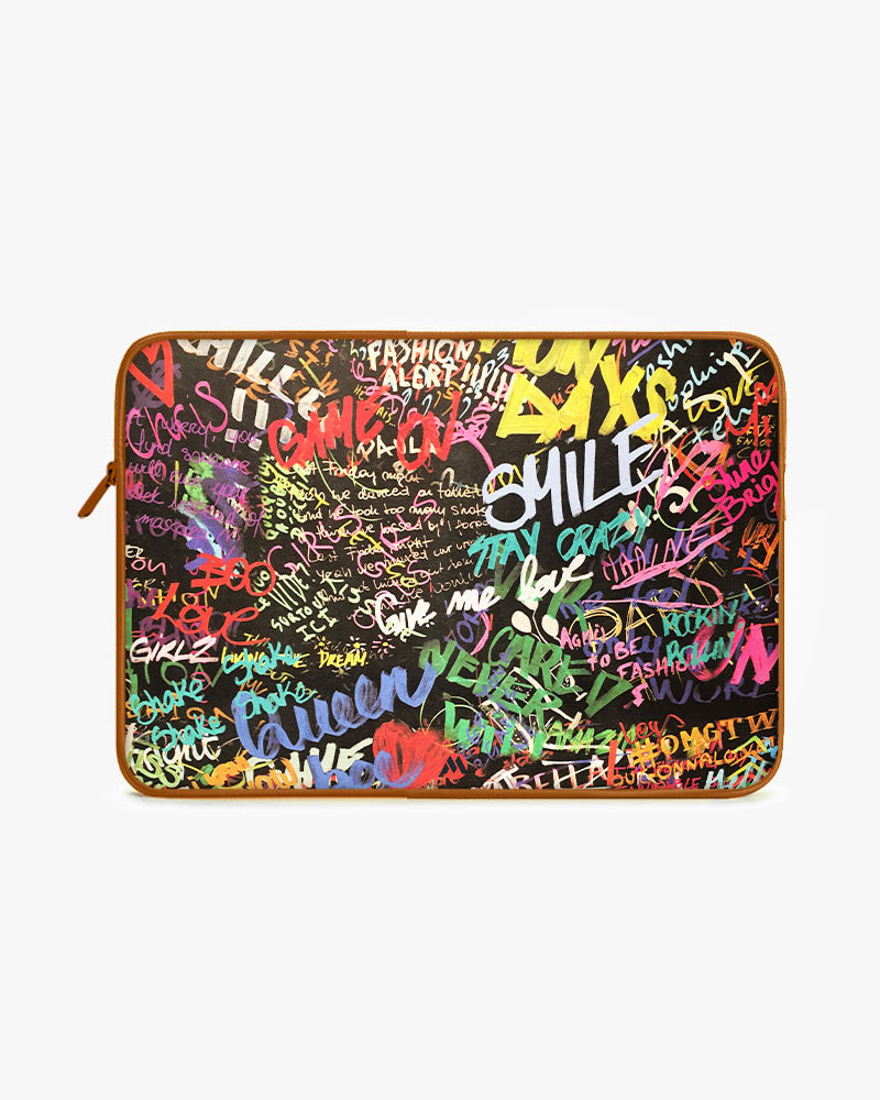Graffiti-Walled MacBook / Laptop-Sleeve Mobile Case by CoverMeUp - Style 9