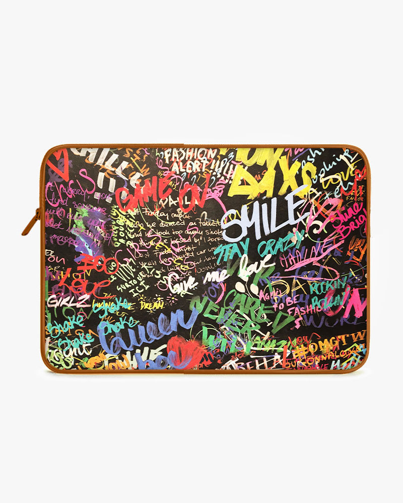 Graffiti-Walled MacBook / Laptop-Sleeve Mobile Case by CoverMeUp - Style 83