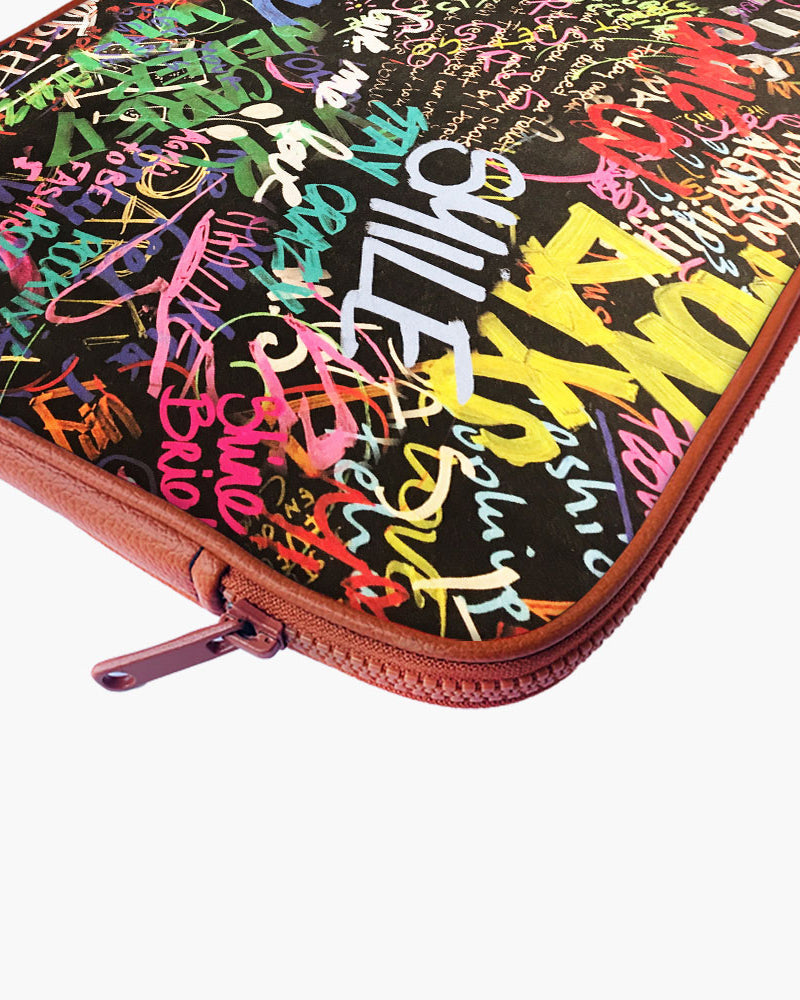 Graffiti-Walled MacBook / Laptop-Sleeve Mobile Case by CoverMeUp - Style 87