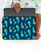 Peacock Feathered Night Sky MacBook / Laptop-Sleeve Mobile Case by CoverMeUp - Style 39
