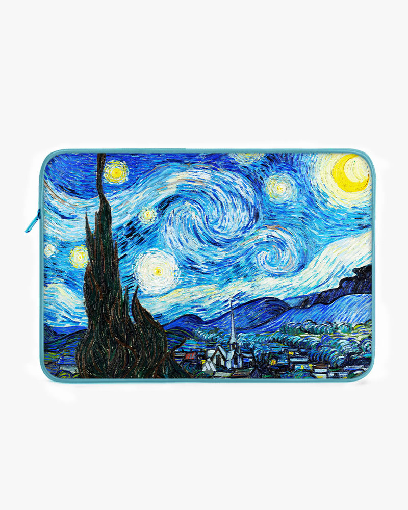 The Starry Night [Van Gogh] MacBook / Laptop-Sleeve Mobile Case by CoverMeUp - Style 2