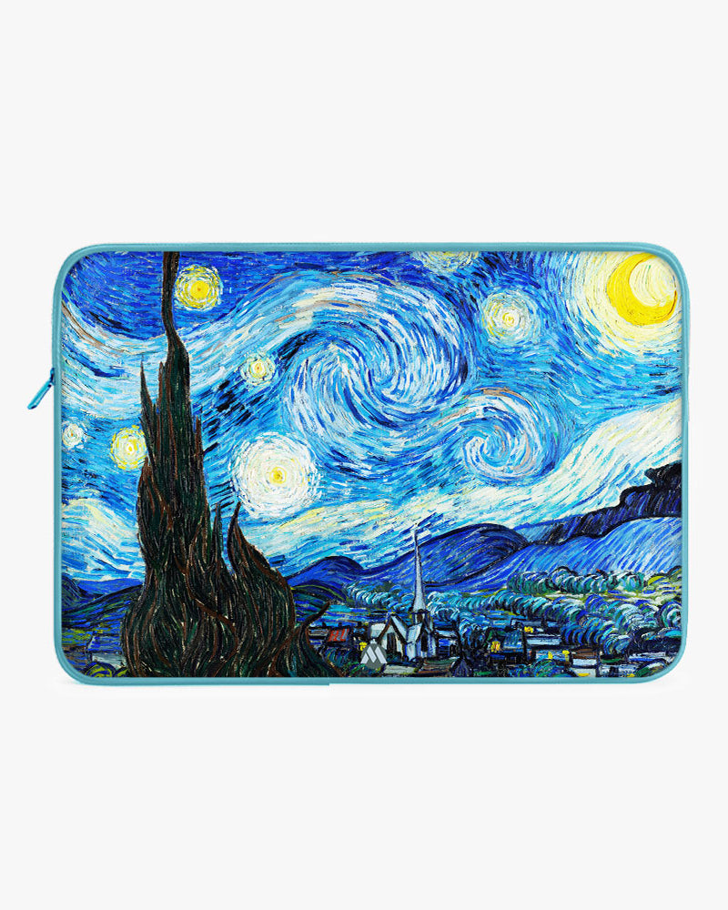 The Starry Night [Van Gogh] MacBook / Laptop-Sleeve Mobile Case by CoverMeUp - Style 3