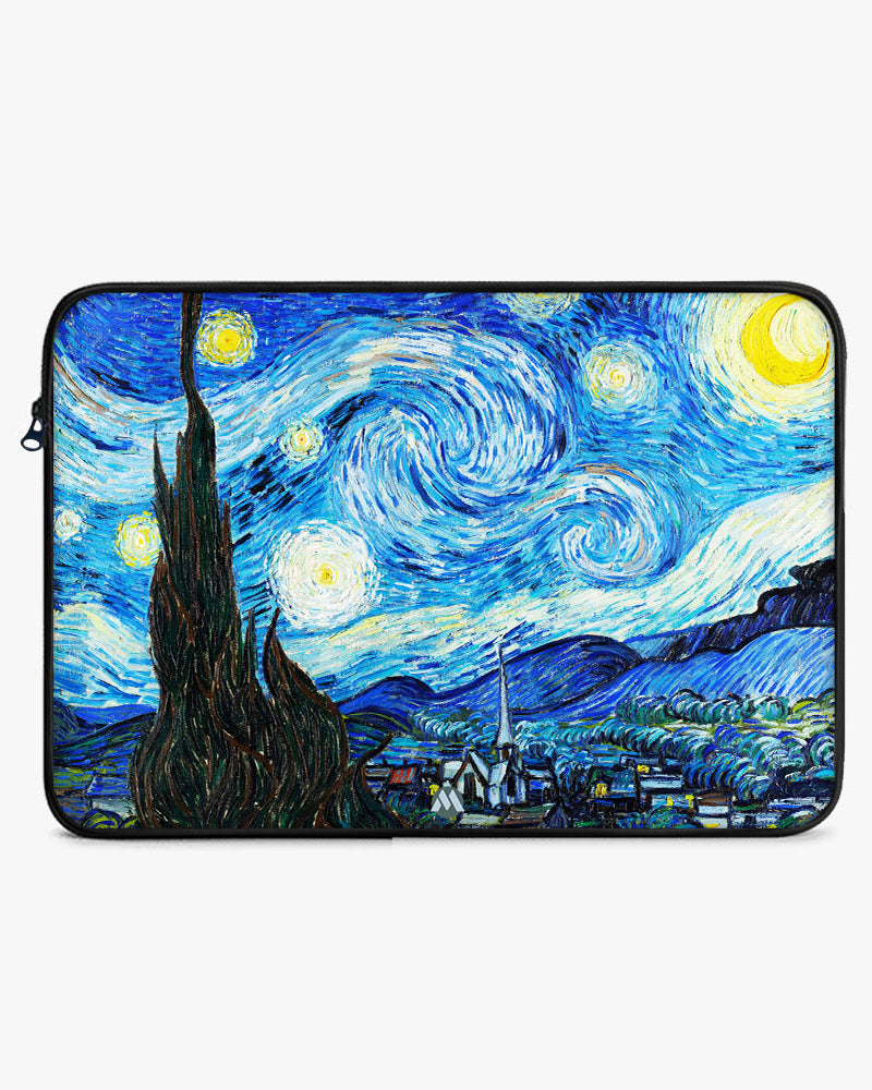 The Starry Night [Van Gogh] MacBook / Laptop-Sleeve Mobile Case by CoverMeUp - Style 8