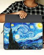 The Starry Night [Van Gogh] MacBook / Laptop-Sleeve Mobile Case by CoverMeUp - Style 85