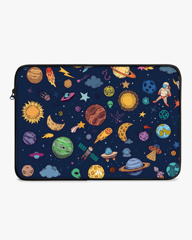Space Frenzy MacBook / Laptop-Sleeve Mobile Case by CoverMeUp - Style 34