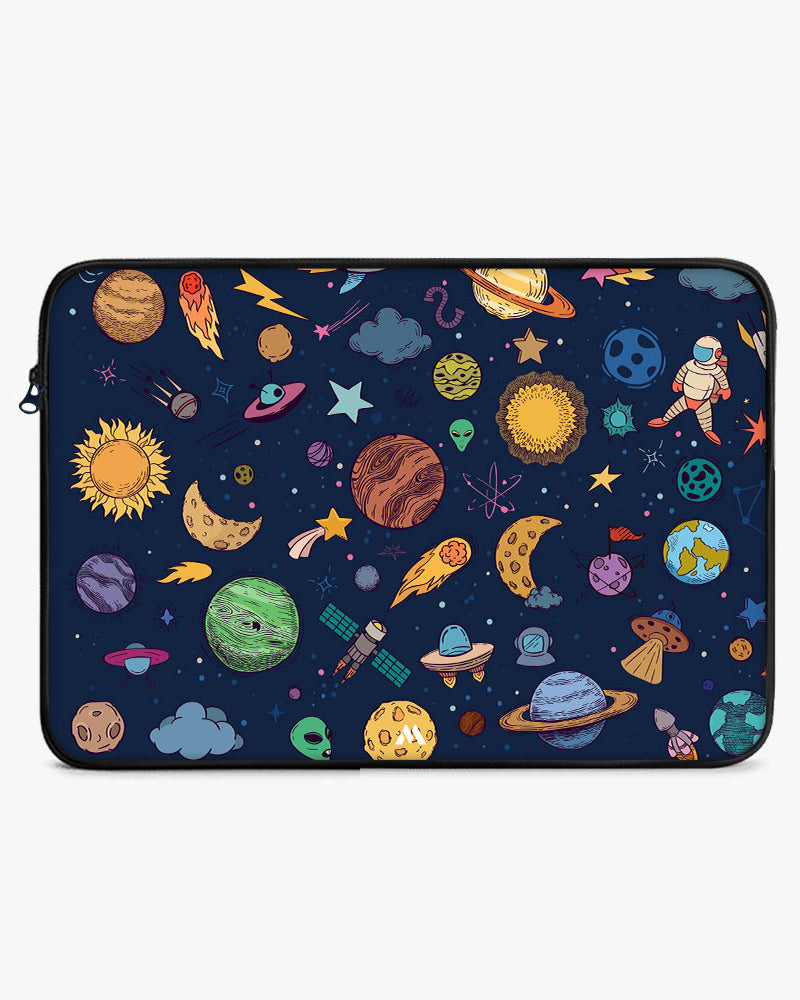 Space Frenzy MacBook / Laptop-Sleeve Mobile Case by CoverMeUp - Style 41