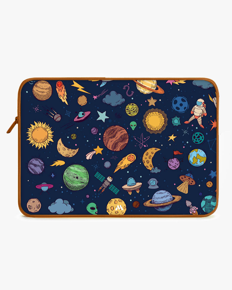 Space Frenzy MacBook / Laptop-Sleeve Mobile Case by CoverMeUp - Style 11