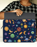 Space Frenzy MacBook / Laptop-Sleeve Mobile Case by CoverMeUp - Style 114
