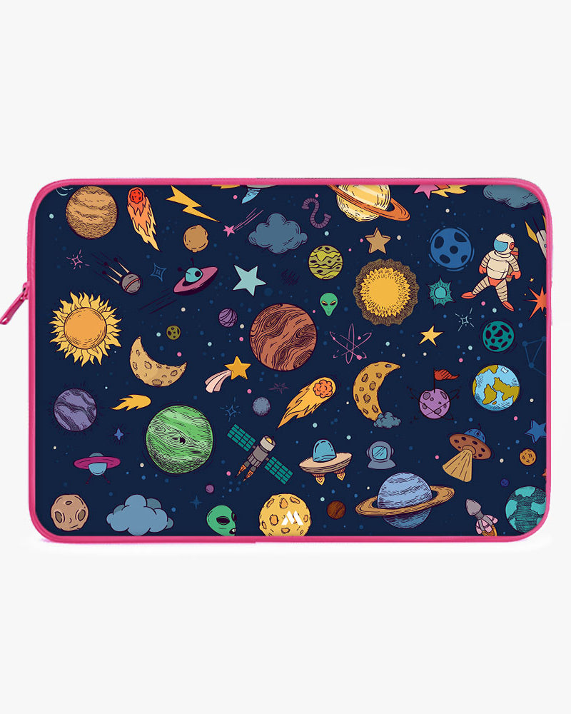 Space Frenzy MacBook / Laptop-Sleeve Mobile Case by CoverMeUp - Style 153