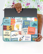 Sticky Note Motivation MacBook / Laptop-Sleeve Mobile Case by CoverMeUp - Style 23