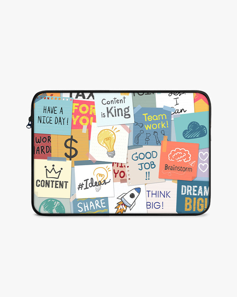 Sticky Note Motivation MacBook / Laptop-Sleeve Mobile Case by CoverMeUp - Style 5