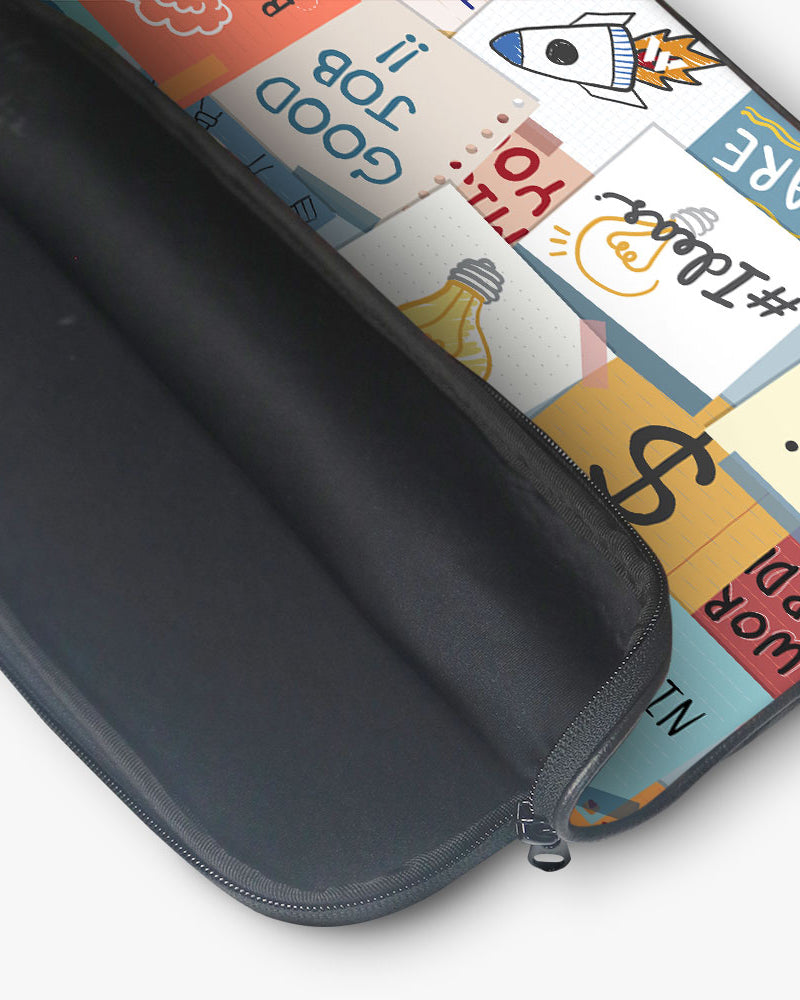 Sticky Note Motivation MacBook / Laptop-Sleeve Mobile Case by CoverMeUp - Style 71