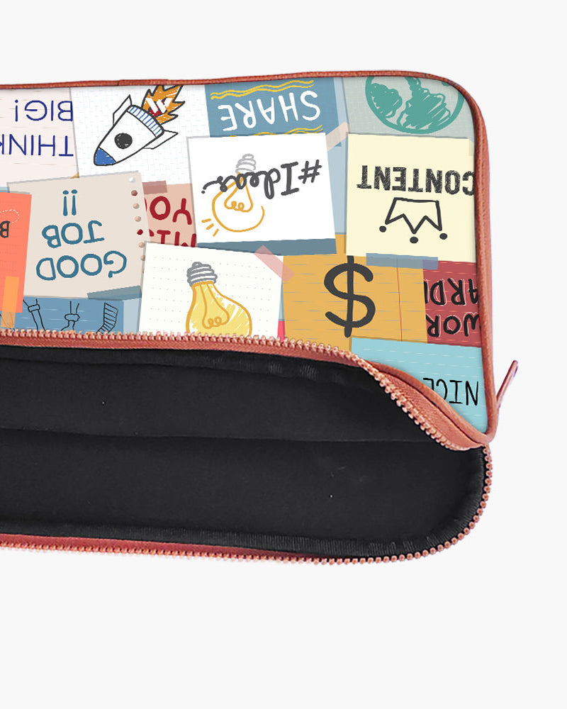 Sticky Note Motivation MacBook / Laptop-Sleeve Mobile Case by CoverMeUp - Style 92