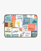 Sticky Note Motivation MacBook / Laptop-Sleeve Mobile Case by CoverMeUp - Style 111