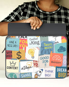 Sticky Note Motivation MacBook / Laptop-Sleeve Mobile Case by CoverMeUp - Style 114