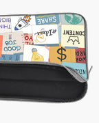 Sticky Note Motivation MacBook / Laptop-Sleeve Mobile Case by CoverMeUp - Style 127