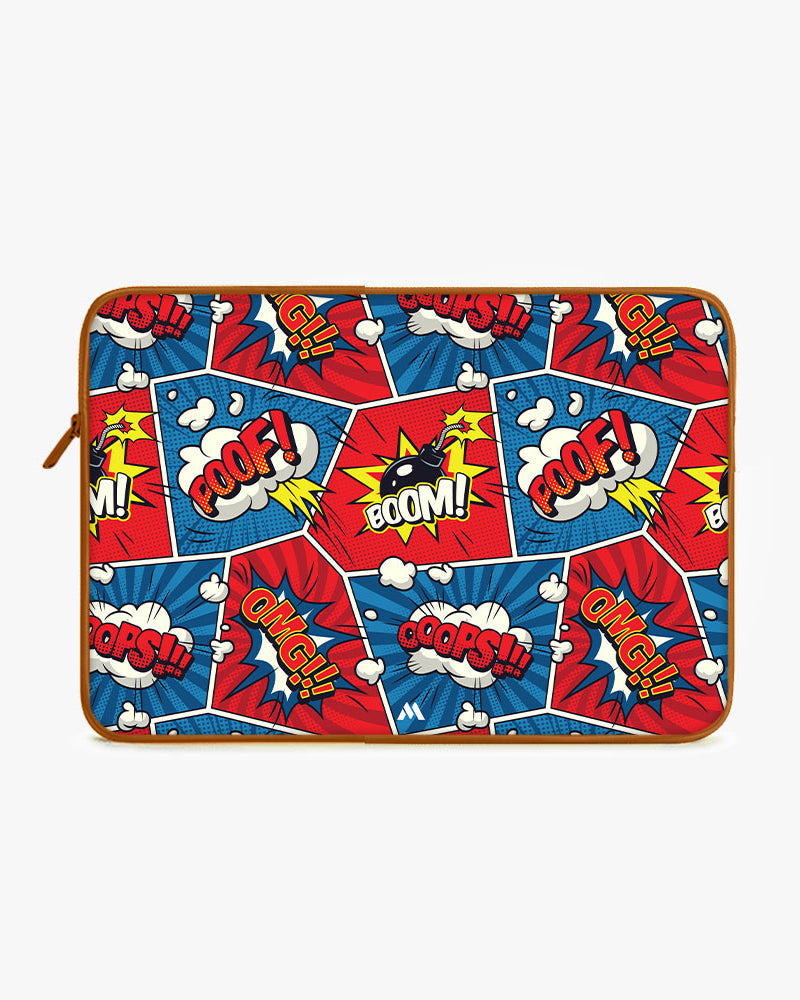 Comic Explosion MacBook / Laptop-Sleeve Mobile Case by CoverMeUp - Style 27