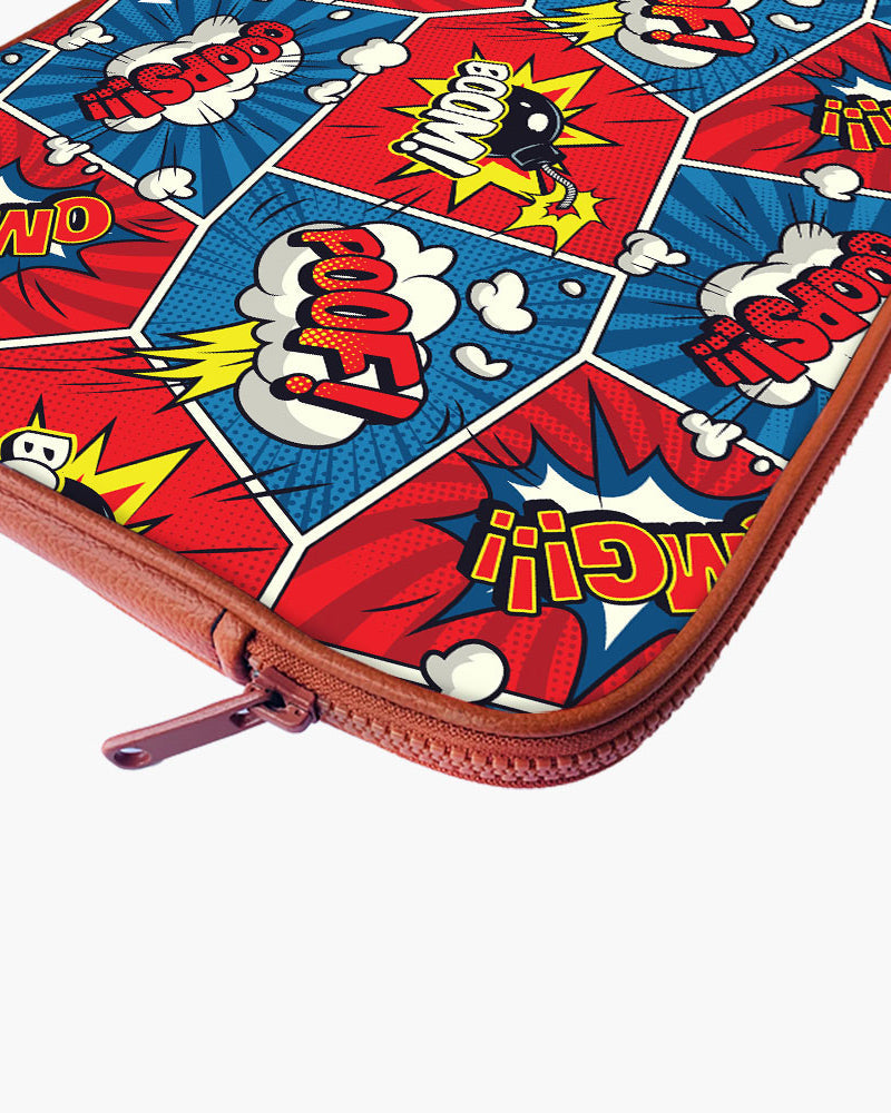 Comic Explosion MacBook / Laptop-Sleeve Mobile Case by CoverMeUp - Style 38