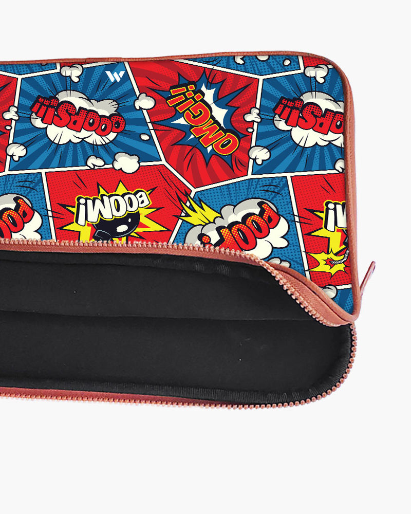 Comic Explosion MacBook / Laptop-Sleeve Mobile Case by CoverMeUp - Style 43