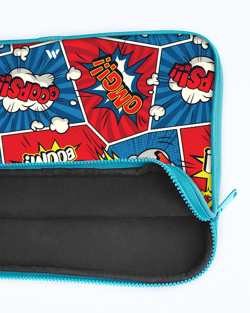 Comic Explosion MacBook / Laptop-Sleeve Mobile Case by CoverMeUp - Style 85
