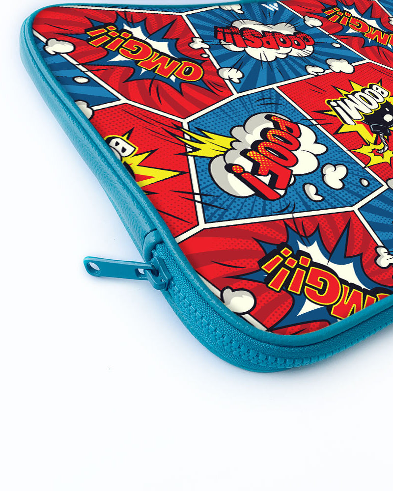 Comic Explosion MacBook / Laptop-Sleeve Mobile Case by CoverMeUp - Style 94