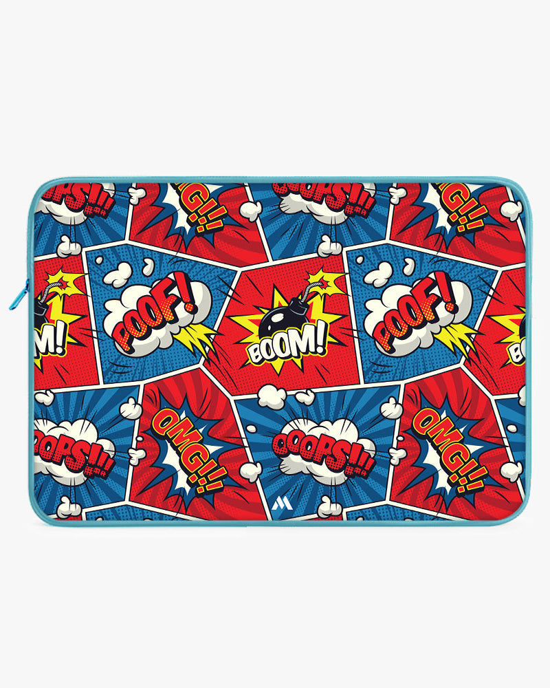 Comic Explosion MacBook / Laptop-Sleeve Mobile Case by CoverMeUp - Style 97