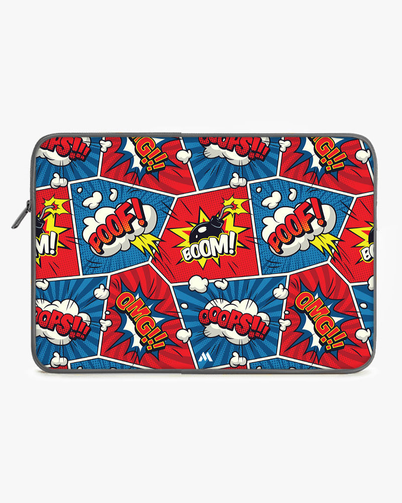 Comic Explosion MacBook / Laptop-Sleeve Mobile Case by CoverMeUp - Style 118