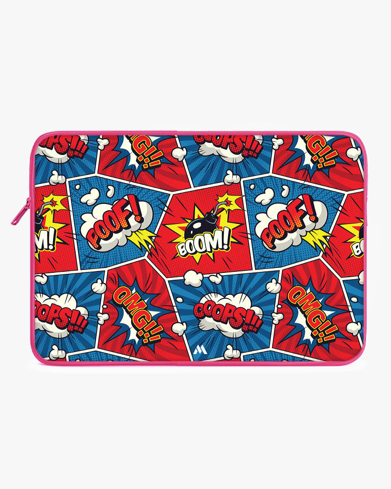 Comic Explosion MacBook / Laptop-Sleeve Mobile Case by CoverMeUp - Style 146