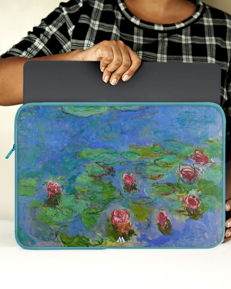 Claude Monet-Water Lilies MacBook / Laptop-Sleeve Mobile Case by CoverMeUp - Style 33