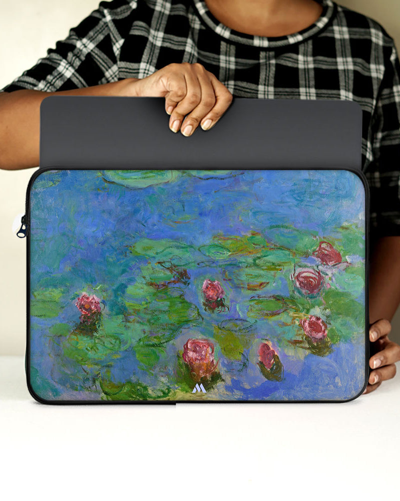 Claude Monet-Water Lilies MacBook / Laptop-Sleeve Mobile Case by CoverMeUp - Style 54