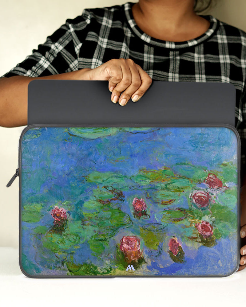 Claude Monet-Water Lilies MacBook / Laptop-Sleeve Mobile Case by CoverMeUp - Style 82