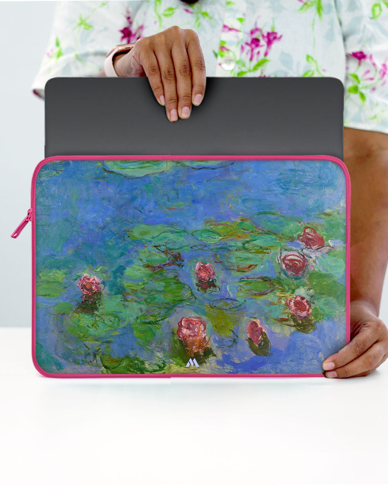 Claude Monet-Water Lilies MacBook / Laptop-Sleeve Mobile Case by CoverMeUp - Style 103