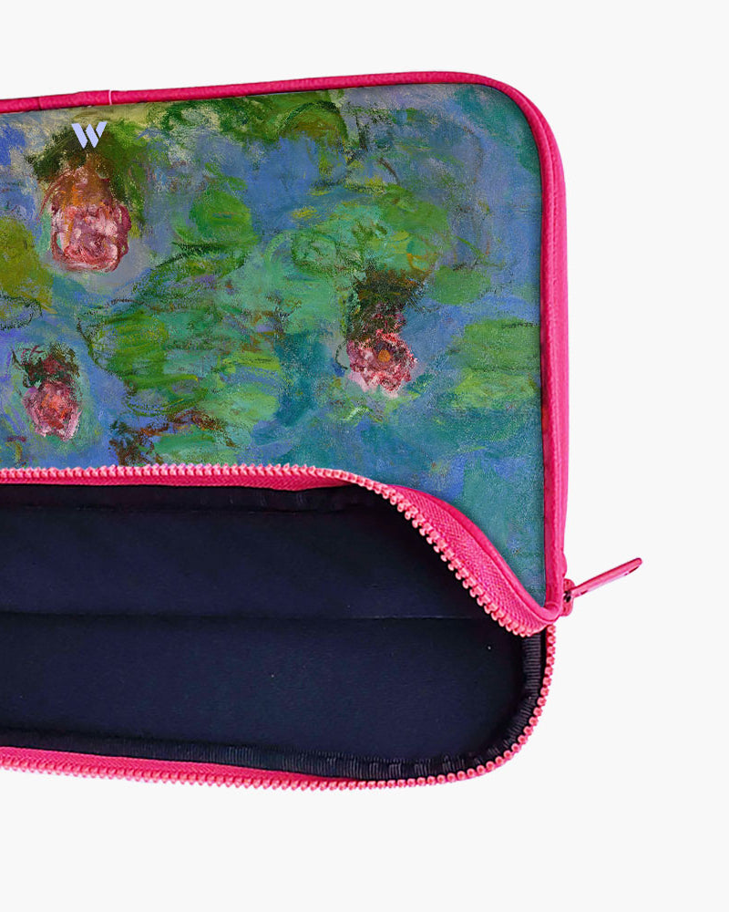 Claude Monet-Water Lilies MacBook / Laptop-Sleeve Mobile Case by CoverMeUp - Style 104