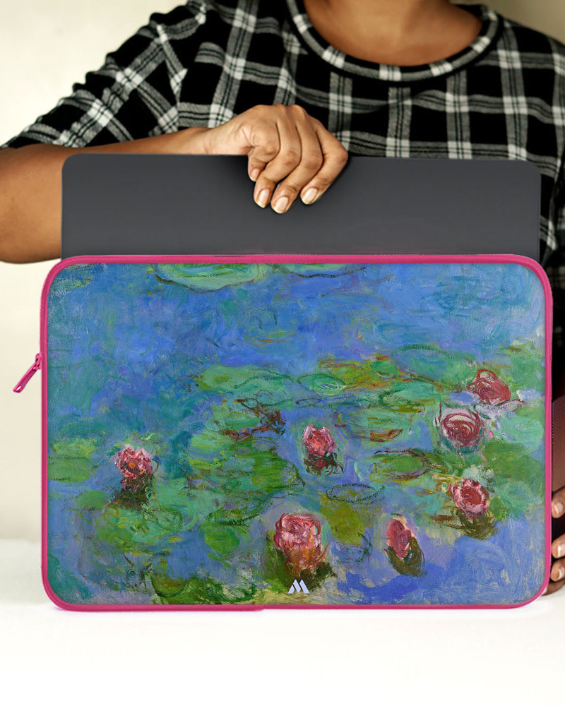 Claude Monet-Water Lilies MacBook / Laptop-Sleeve Mobile Case by CoverMeUp - Style 110
