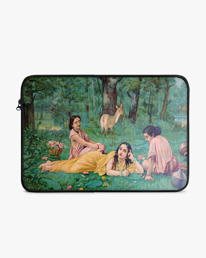 Raja Ravi Verma-Shakuntala MacBook / Laptop-Sleeve Mobile Case by CoverMeUp - Style 19
