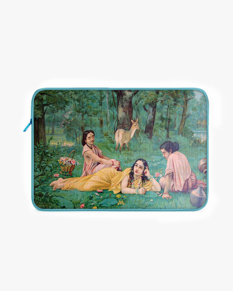 Raja Ravi Verma-Shakuntala MacBook / Laptop-Sleeve Mobile Case by CoverMeUp - Style 40